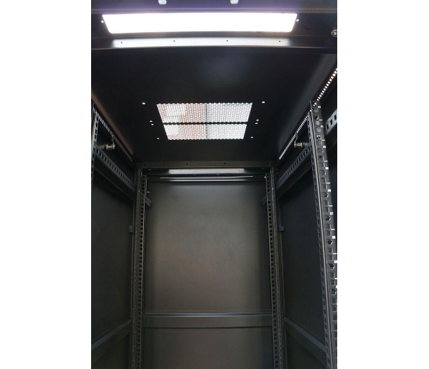 ExtraLink  Stojąca 19" 42U 800x800 mm jednosekcyjna (czarna) - 1323258 - zdjęcie 2